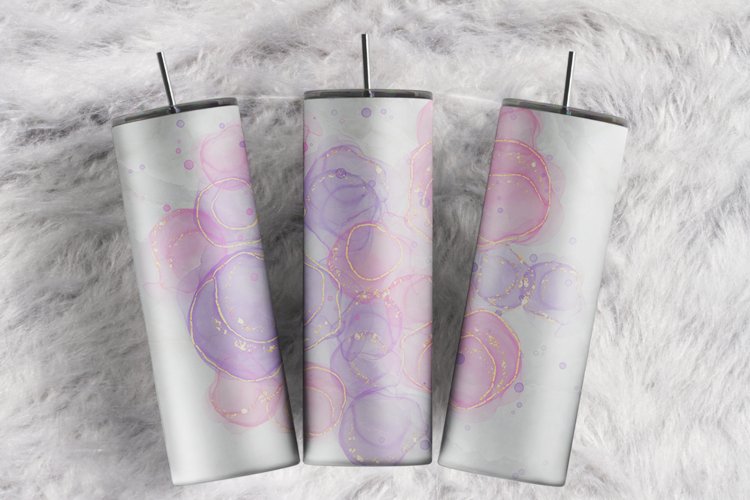 Alcohol Ink Tumbler Wrap Image 2