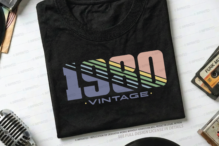 Vintage 1980 SVG