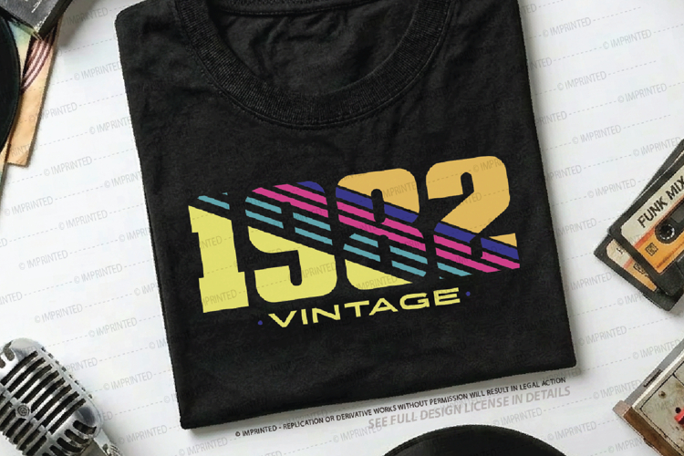Vintage 1982 SVG