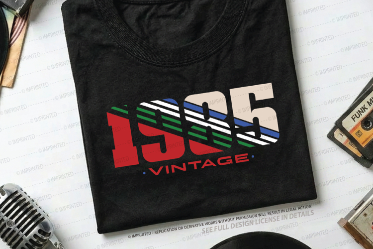 Vintage 1985 SVG