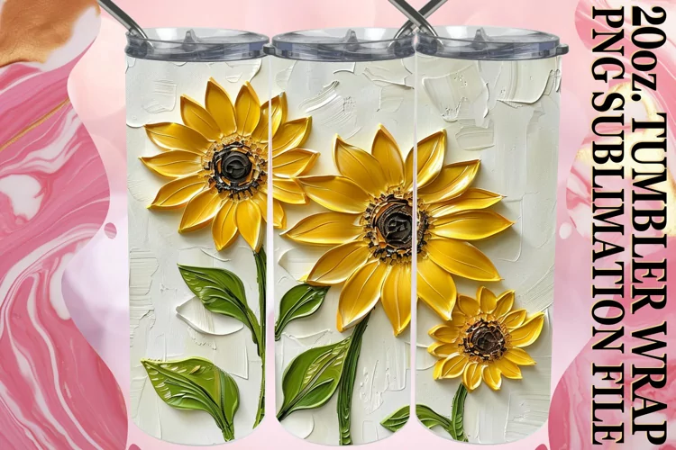 WBlossom Bliss: Tumbler Wrap Sublimation