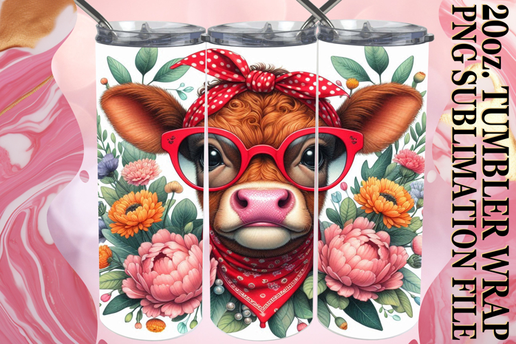 PRESENT OF JOY 20oz TUMBLER WRAP, Cute Animals