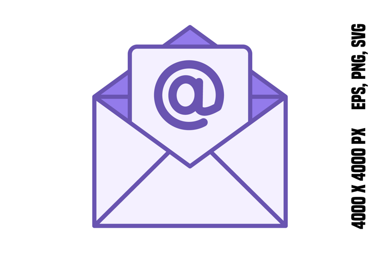 Colored Mail Icon