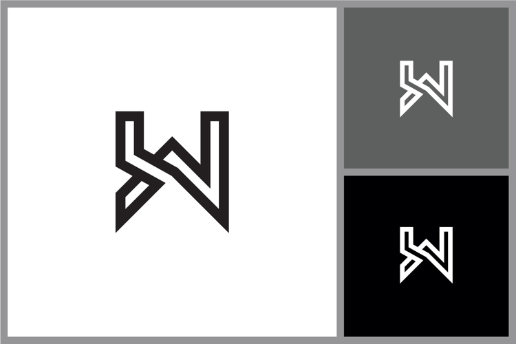 Abstract Letter W Logo Icon