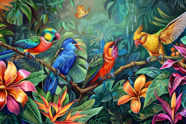 Flowers Texture Image 8