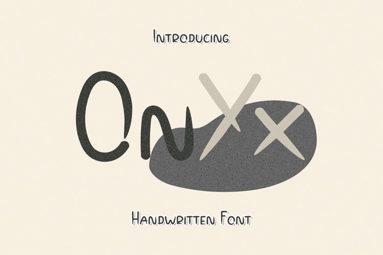 Onyx - A Spiky Handwritten Font example image 1