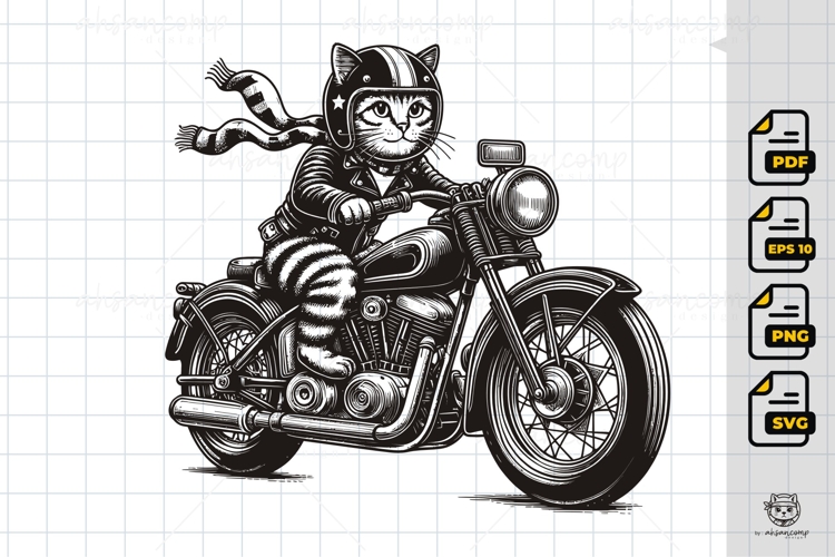 Motorcycle Vector Image 15