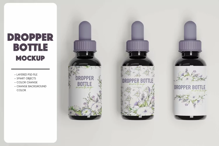 Dropper Bottle Mockup