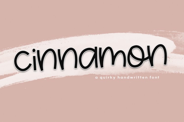 Cinnamon - A Fun & Quirky Font example image 1