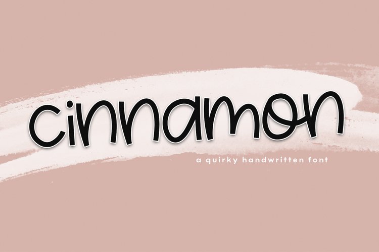 Cinnamon - A Fun & Quirky Font - Free Font of The Week Font