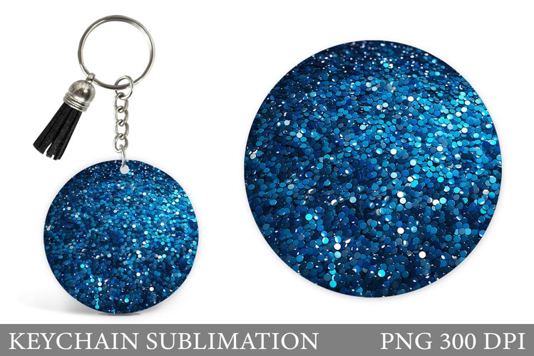 Glitter Keychain Design. Sequins Keychain Sublimation