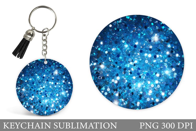 Glitter Keychain Sublimation. Sequins Keychain Design