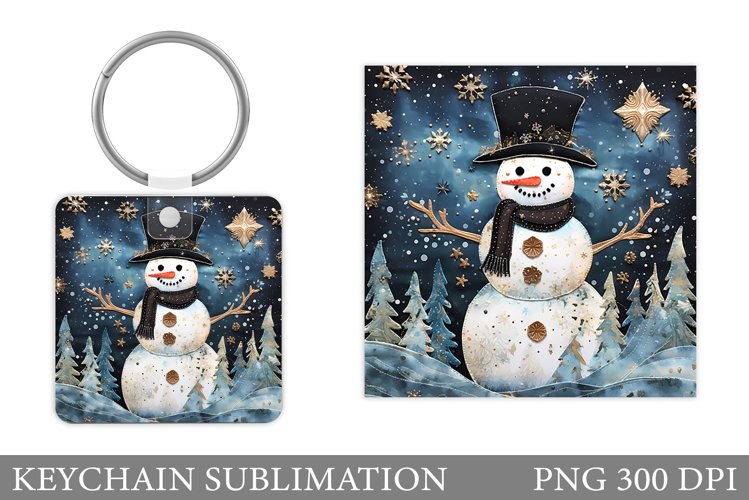 Cute Snowman Clipart Image 23