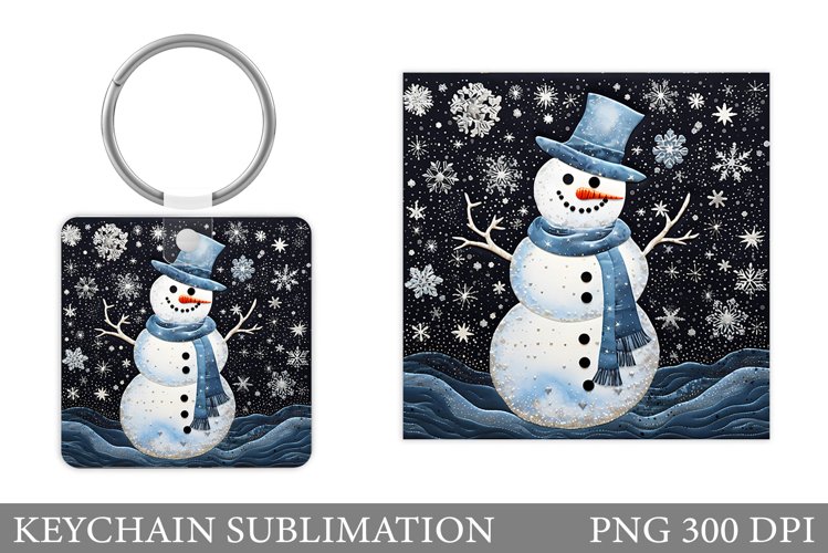 Cute Snowman Clipart Image 7