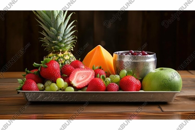 ornate silver tray example image 1