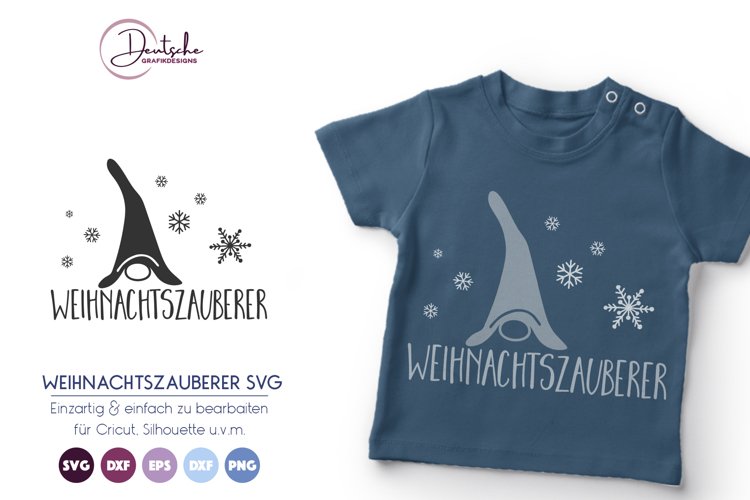 Weihnachtszauberer SVG | Gnome SVG example image 1