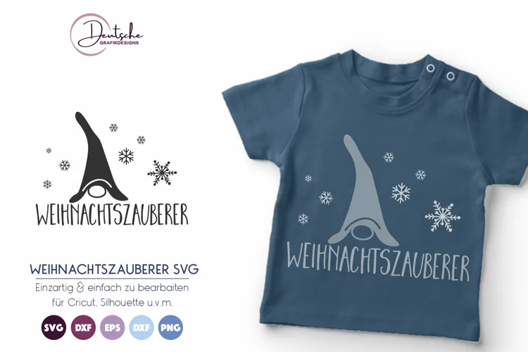 Weihnachtszauberer SVG | Gnome SVG