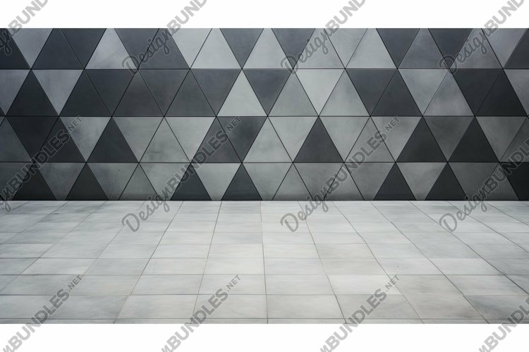 larger gray triangle pattern example image 1