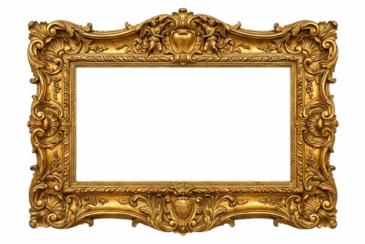Frame in vintage style PNG file transparent