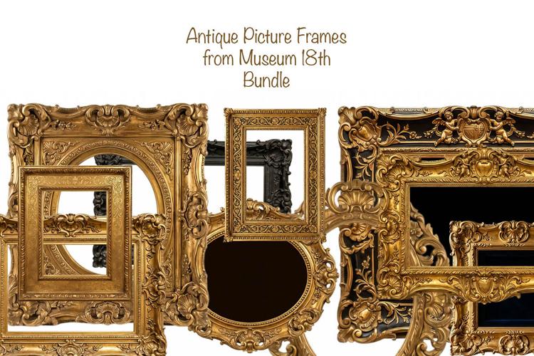 Old Classic Picture Frames Bundle