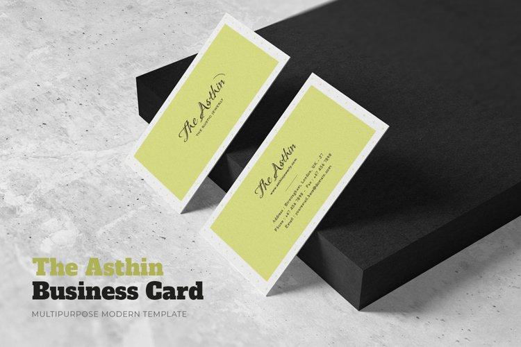 The Asthin Business Card example image 1