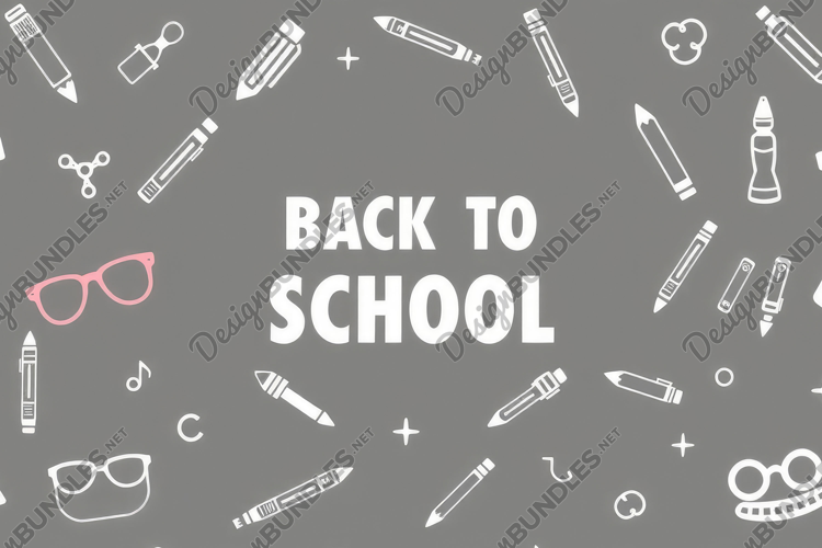Back To School Design Background