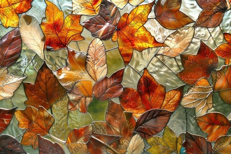 Stained Glass Texture Image 4