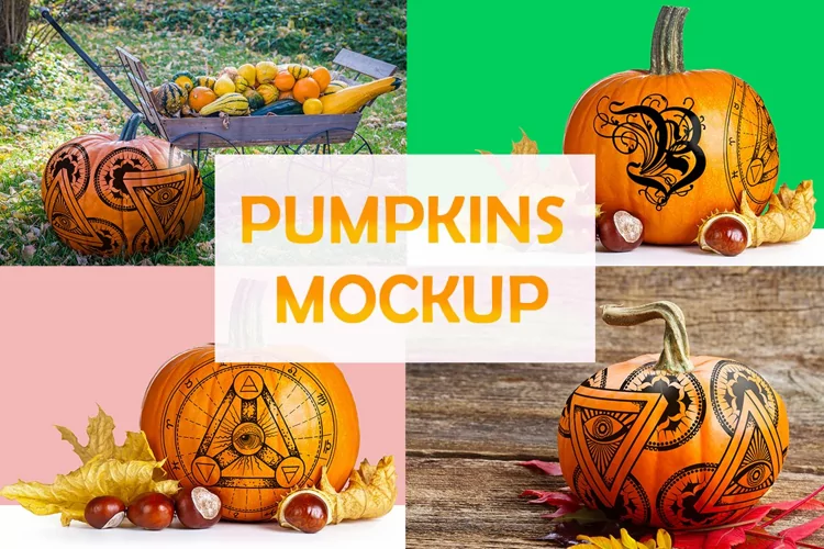 Pumpkins mockups