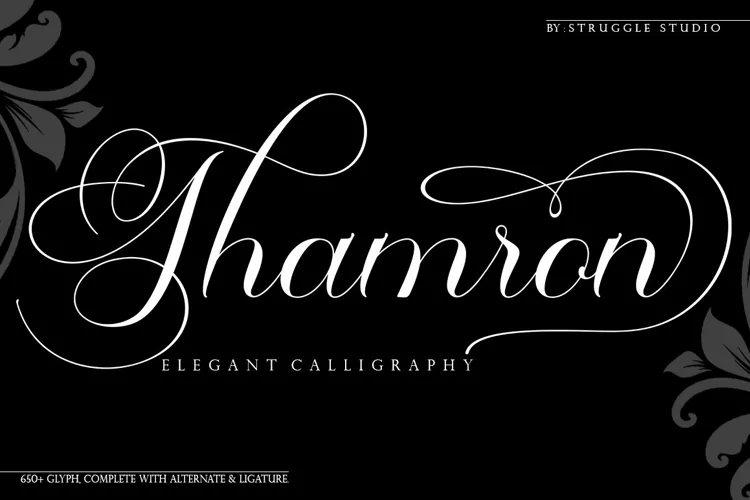 Thamron - Elegant Calligraphy