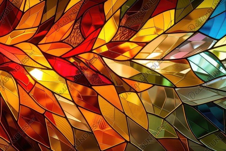 Stained Glass Texture Image 19