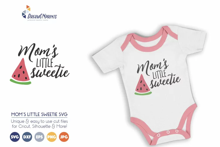 Melon SVG Cut Files - Mom's Little Sweetie