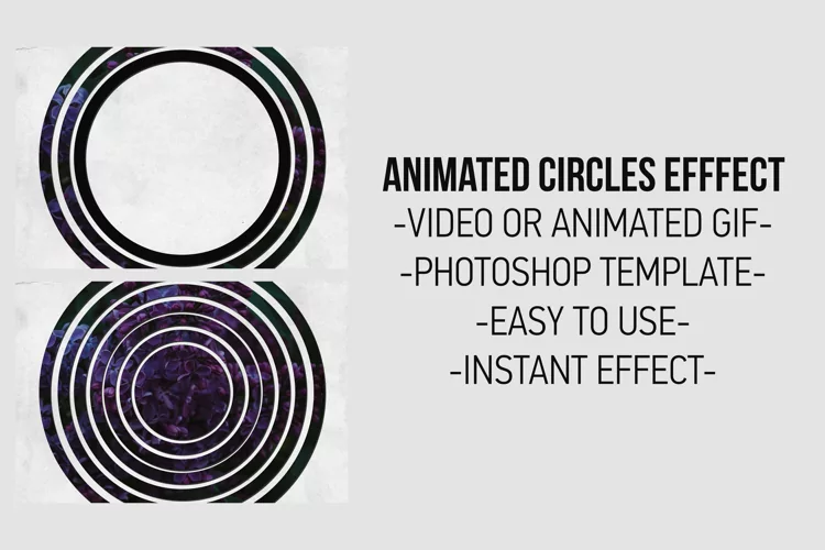 Animated Circles Reveal Effect