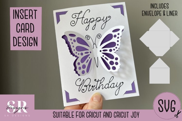 3D Birthday card insert design| Paper cutting |Cricut Card