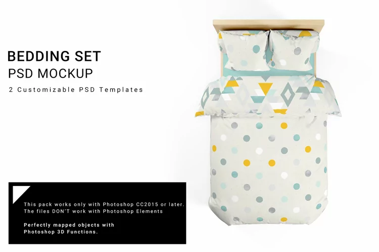 Bed Linens Mockup Set