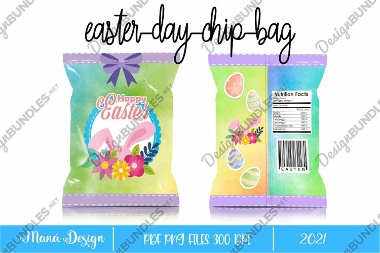 Easter Day Chip Bag Printable example image 1