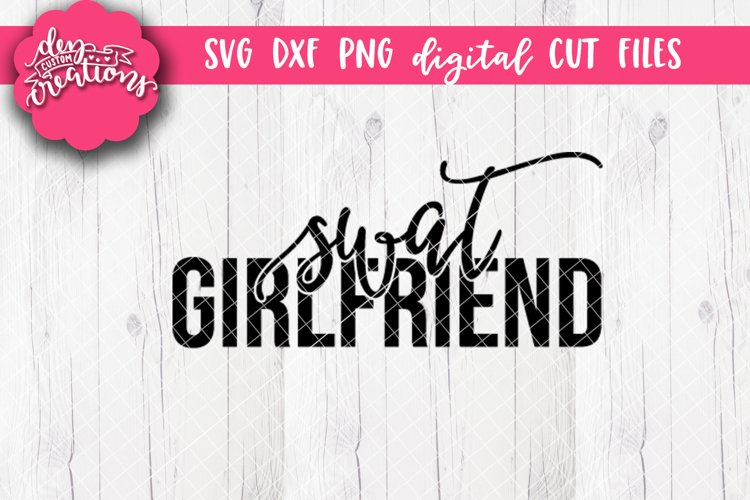 Swat Girlfriend - SVG DXF PNG Digital Cut File example image 1