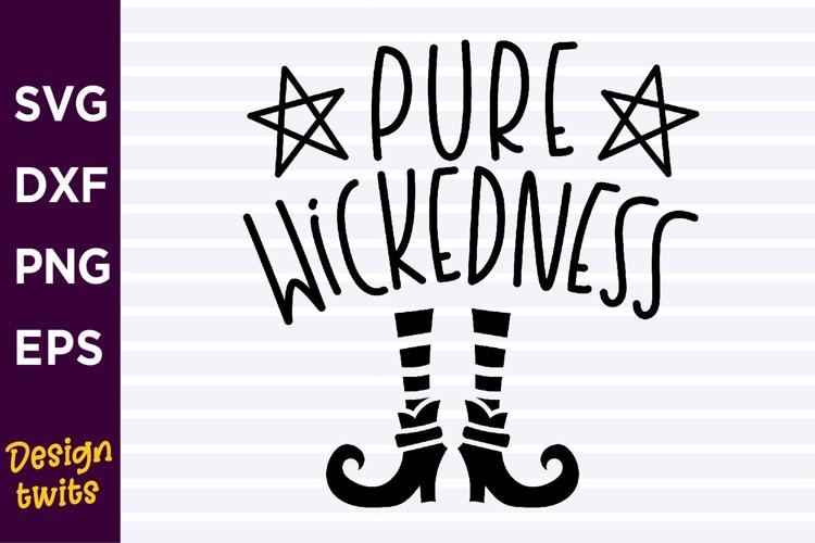 Pure wickedness SVG example image 1