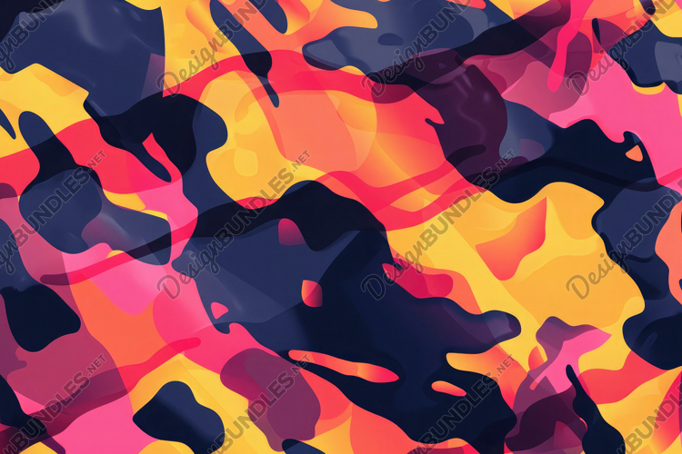 Vibrant Abstract Colorful Patterns Background Wallpaper example image 1