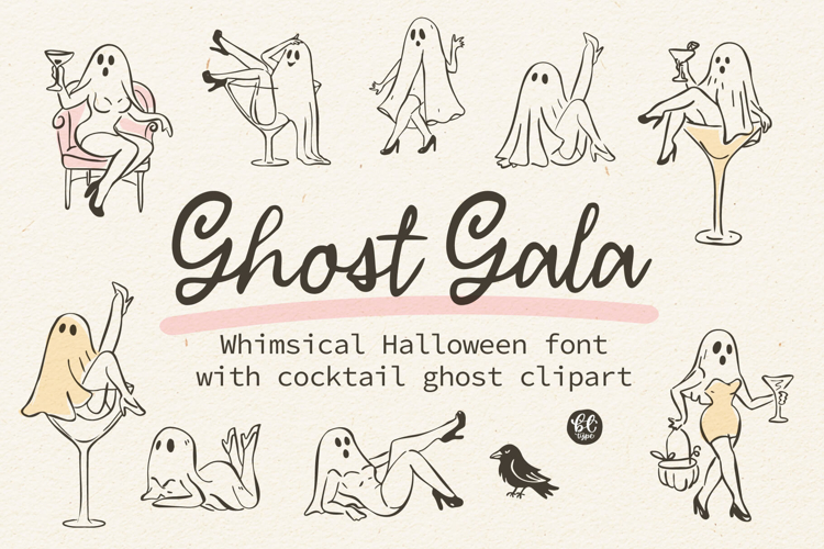 Ghost Gala - A Whimsical halloween font