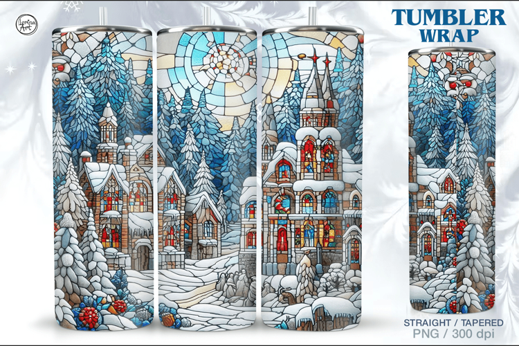 Christmas Tumbler Wrap 20 oz