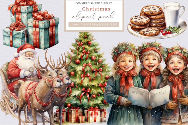 Cute Santa Clipart Image 17