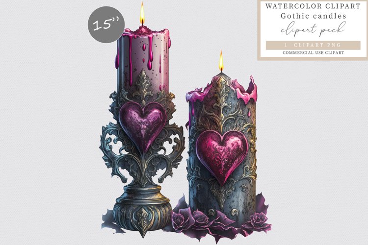 Candles Clipart Image 19