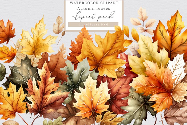 Autumn Leaves Clipart Image 15