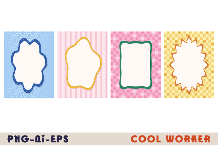 Pastel Border Labels