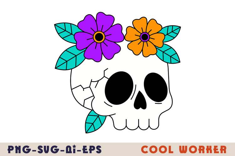 Floral Skull