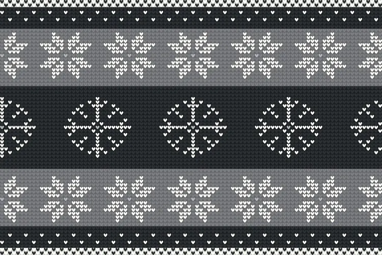 Nordic Knitted Christmas Pattern