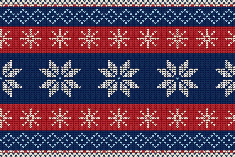 Nordic Knitted Christmas Pattern