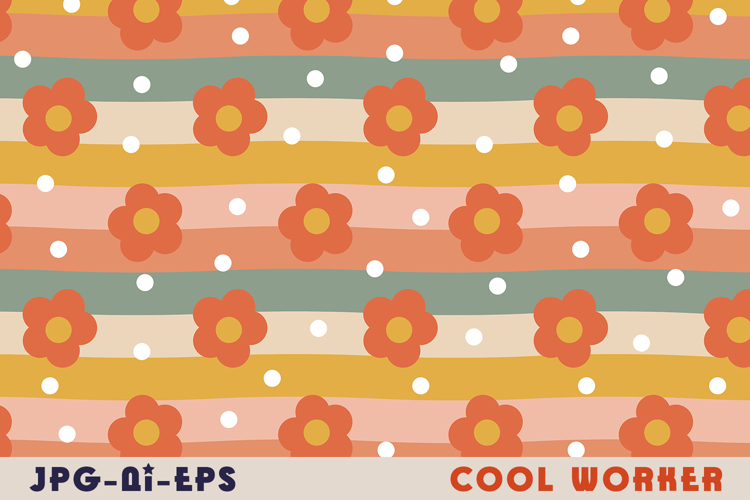 Groovy Daisy Pattern