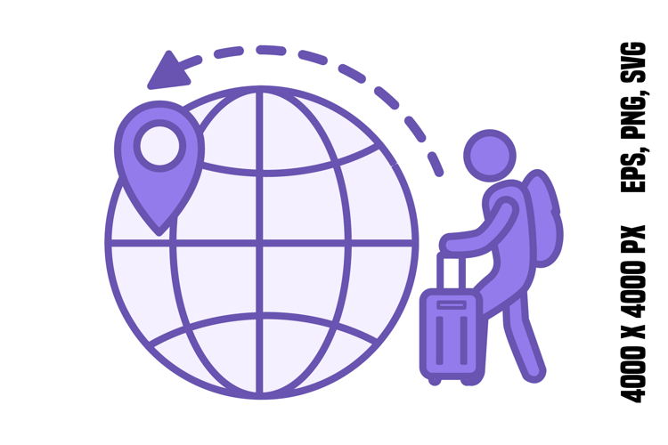 Colored Migration Icon