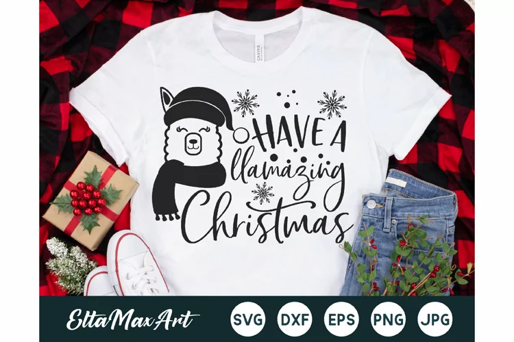 Have a llamazing Christmas Christmas shirt svg, Christmas
